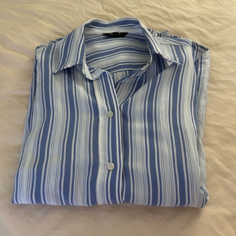 Masdimo Dutti Blue Striped ladies  Shirt